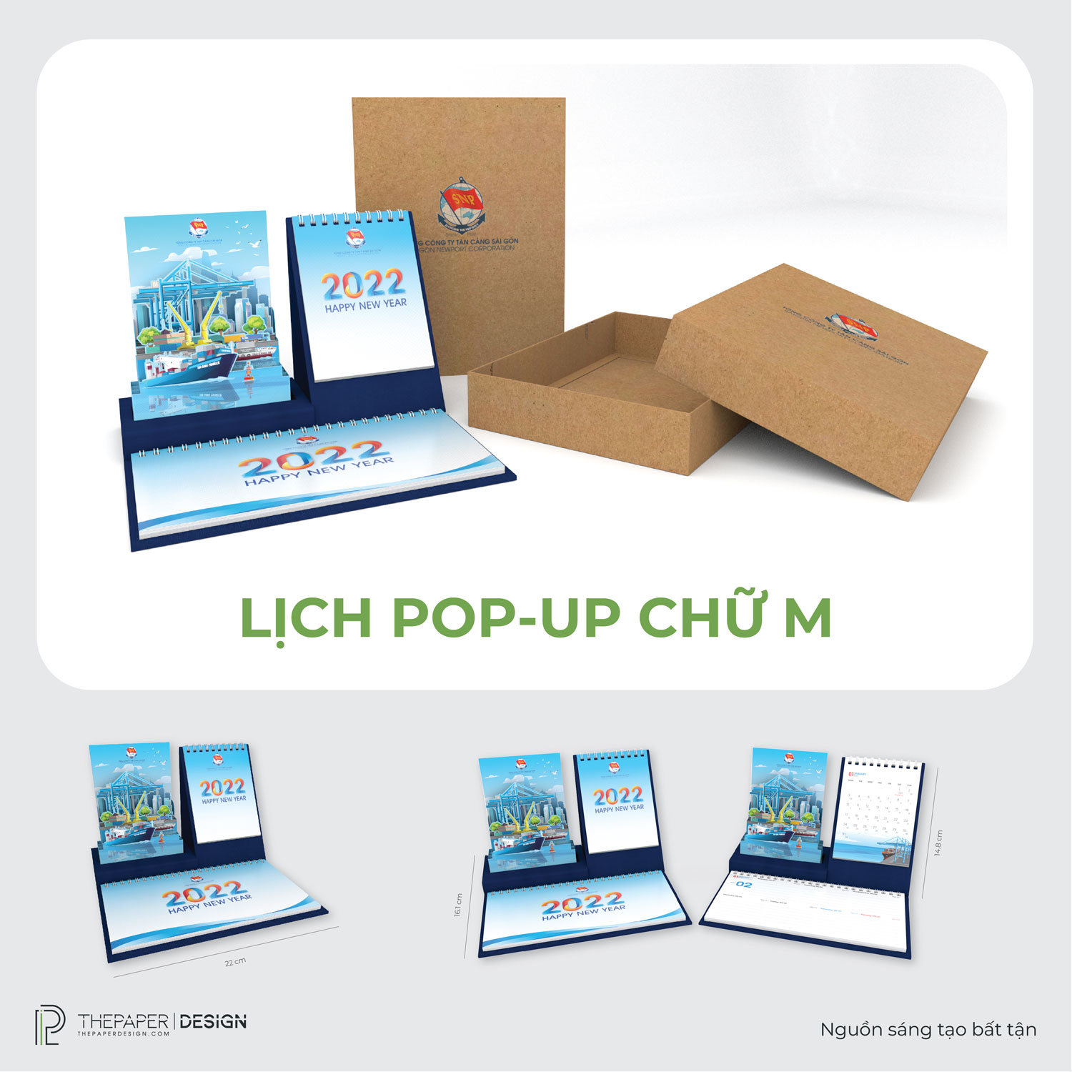 Lịch pop-up 3D The Paper Design