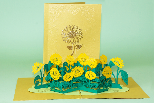 Sunflower Pop Up Card – A Brilliant And Beautiful Gift