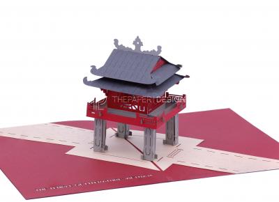 Thiệp 3D Văn Miếu Quốc Tử Giám - 3D Cards The Temple Of Literature