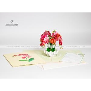 Popup Card - Orchids