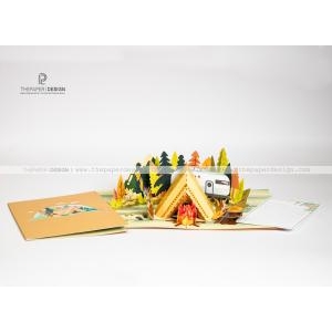 Popup Card - Family Camping