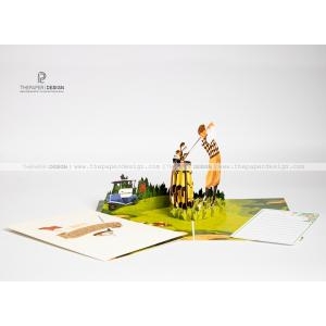 Popup Card - Super Dad