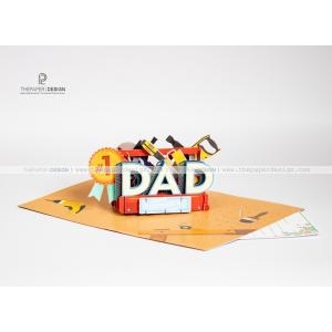 Popup Card - Super Dad