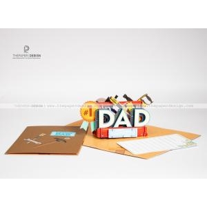 Popup Card - Super Dad