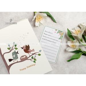 Thiệp Giấy Xoắn - Sinh Nhật
