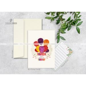 Thiệp Giấy Xoắn - Sinh Nhật